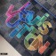 Louis Vuitton Alpha Triple Pouches Bag Damier Graphite Canvas N40296 Rainbow Logo 2020