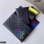 Louis Vuitton Alpha Triple Pouches Bag Damier Graphite Canvas N40296 Rainbow Logo 2020