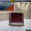 Bvlgari Serpenti Diamond Blast Crossbody Mini Bag Velvet Burgundy