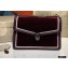 Bvlgari Serpenti Diamond Blast Shoulder Bag Velvet Burgundy