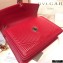 Bvlgari Serpenti Diamond Blast Shoulder Bag Red