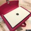 Bvlgari Serpenti Diamond Blast Shoulder Bag White/Fuchsia