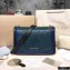 Bvlgari Serpenti Diamond Blast Shoulder Bag Green/Blue