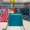 Bvlgari Serpenti Forever Top Handle Crossbody Bag 18cm with Charm Green/White