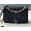 Bvlgari Serpenti Cabochon Shoulder Bag 22.5cm Black