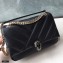 Bvlgari Serpenti Cabochon Shoulder Bag 22.5cm Black