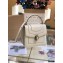 Bvlgari Serpenti Forever Top Handle Crossbody ‎Bag 20cm White