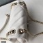 Bvlgari Serpenti Cabochon Shoulder Bag 22.5cm White