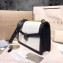 Bvlgari Serpenti Diamond Blast Shoulder Bag White/Black/Burgundy