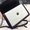 Bvlgari Serpenti Diamond Blast Shoulder Bag White/Black/Burgundy