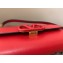Valentino VSLING Grainy Calfskin Clutch Bag Red with Shoulder Strap 2020