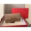 Valentino VSLING Grainy Calfskin Clutch Bag Nude with Shoulder Strap 2020
