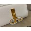 Valentino VSLING Grainy Calfskin Clutch Bag White with Shoulder Strap 2020
