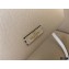 Valentino VSLING Grainy Calfskin Clutch Bag White with Shoulder Strap 2020