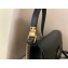 Valentino VSLING Grainy Calfskin Clutch Bag Black with Shoulder Strap 2020