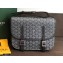 Goyard Belvedere MM Messenger Bag Gray