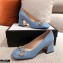 Gucci Mid-heel Pumps with Horsebit 643886 Blue 2020