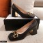 Gucci Mid-heel Pumps with Horsebit 643886 Black 2020