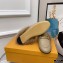 Tod's Kate Fur Slippers in leather Beige