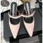 Alexander Wang Heel 8cm Grace Mules Patent Nude Pink 2020