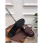 Tod's Loafers in Brushed leather with Front Fringe Burgundy