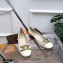 Tod's Heel 4.5cm Kate Pumps in leather with Chain White