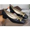 Tod's Heel 4.5cm Kate Pumps in leather with Chain Embossed Black
