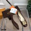 Tod's Heel 4.5cm Kate Pumps in leather with Chain Embossed Coffee