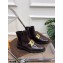 Tod's Kate Ankle Boots in leather with Chain Brushed Burgundy