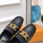 Tod's Heel 6cm Kate Pumps in leather with Chain Black