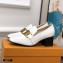 Tod's Heel 6cm Kate Pumps in leather with Chain White