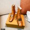 Tod's Kate Ankle Boots in leather with Chain Crocodile-printed Brown