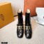 Tod's Kate Ankle Boots in leather with Chain Crocodile-printed Black