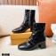 Tod's Kate Ankle Boots in leather with Chain Crocodile-printed Black