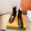 Tod's Kate Ankle Boots in leather with Chain Crocodile-printed Black