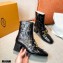 Tod's Kate Ankle Boots in leather with Chain Crocodile-printed Black