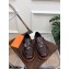 Tod's Spiga Loafers in Brushed leather with Chain Burgundy