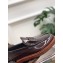 Tod's Spiga Loafers in Brushed leather with Chain Burgundy