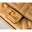 Fendi Nano Baguette Bag Charm Embossed FF Leather Apricot 2020