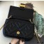 Fendi Nano Baguette Bag Charm Embossed FF Leather Black 2020