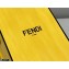 Fendi Leather Stiff Vertical Box Bag Yellow 2020