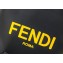 Fendi Leather Pack Medium Drawstring Pouch Bag Black 2020