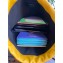 Fendi Leather Pack Small Drawstring Pouch Bag Yellow 2020