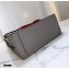 Fendi Flip Large Tote Bag Gray/Red