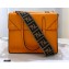 Fendi Flip Regular Medium Tote Bag Orange
