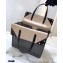 Fendi Flip Regular Medium Tote Bag Gray/Black