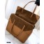 Fendi Flip Large Tote Bag Brown