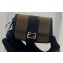 Fendi Nano Baguette Bag Charm Fabric Pequin motif 2020