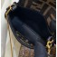 Fendi Nano Baguette Bag Charm Brown Glazed Fabric 2020