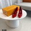 Louis Vuitton Heel 6.5cm Patent Leather Bow Pumps Red